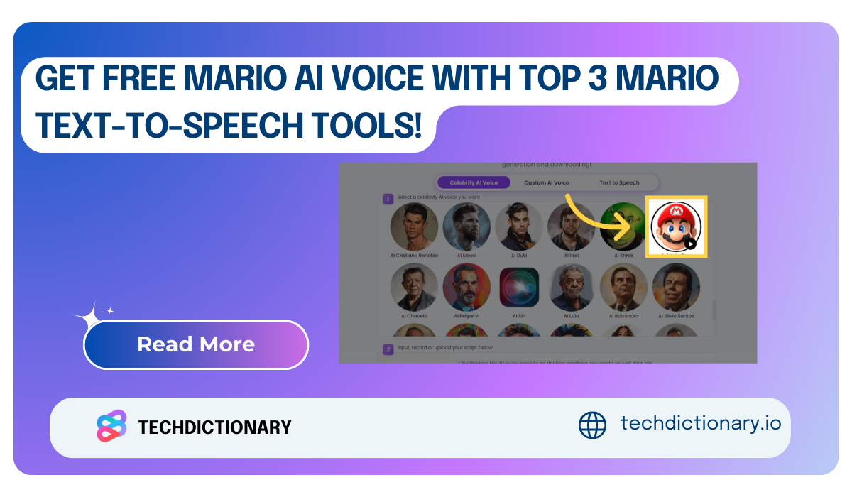 mario Text to Speech