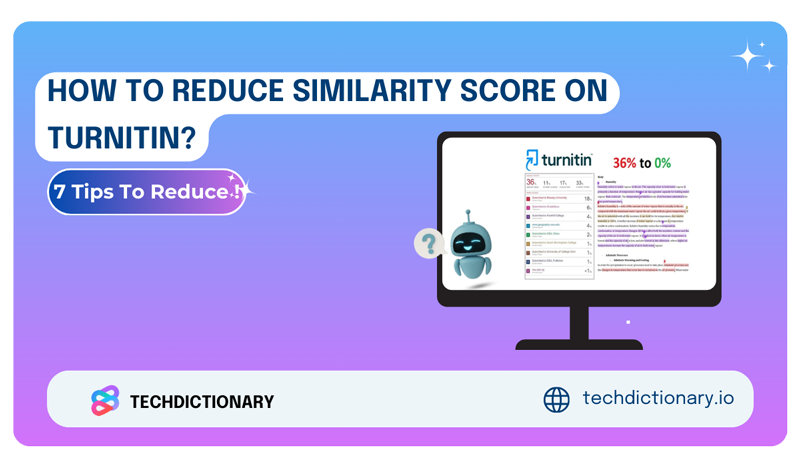 How to Reduce Similarity Score On Turnitin