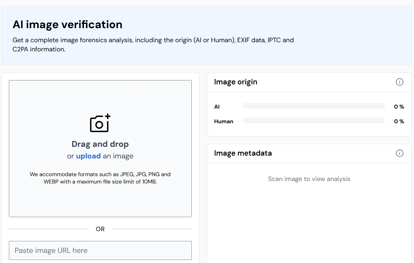 AI Image Detection By Winston AI